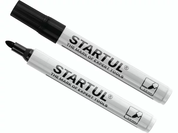 Маркер промышл. перманентный фетровый черный STARTUL PROFI (ST4340-01)