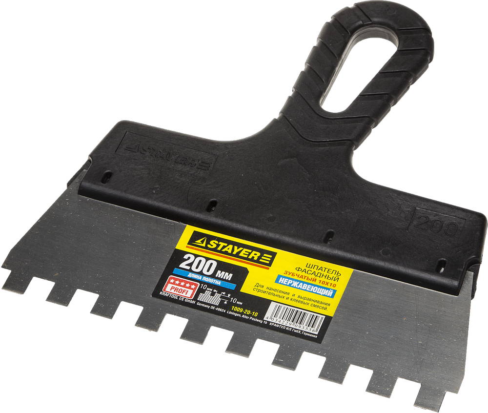 Шпатель STAYER PROFlat Professional 1009-20-10