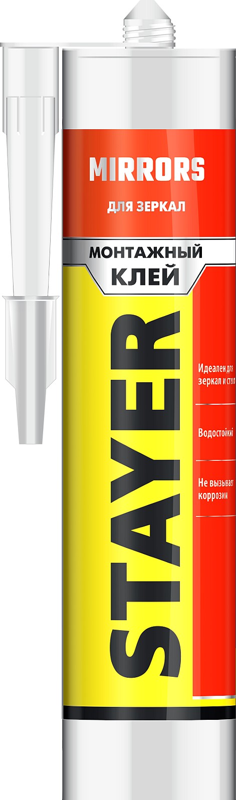 Монтажный клей для зеркал STAYER MIRRORS Professional 41329