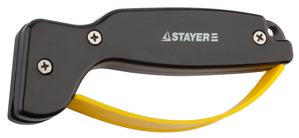 STAYER с защитой руки, из карбида, для ножей,универсальная точилка (47513)