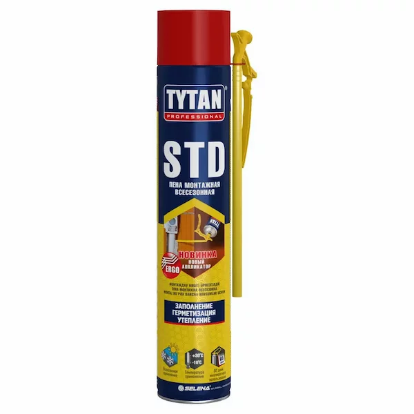 Пена монтажная TYTAN Professional СТД ERGO 750мл всесезонная 