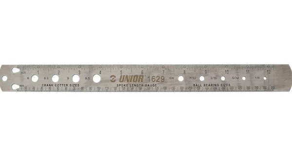 Линейка для измерения спиц и подшипников UNIOR 620561