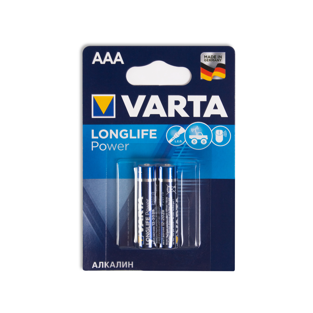 Батарейка VARTA Longlife Power Micro 1.5V - LR03/AAA