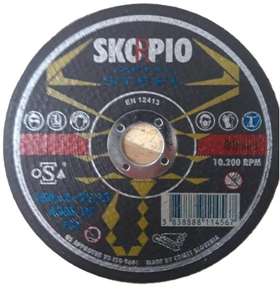 Круг отрезной WEILER ABRASIVES SKORPIO 14567
