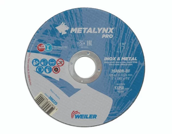 Круг отрезной WEILER ABRASIVES Metalynx PRO 388229