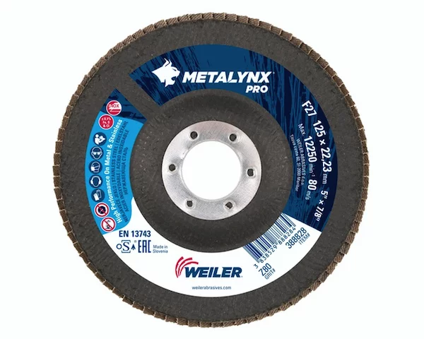 Круг лепестковый WEILER ABRASIVES METALYNX PRO 388828