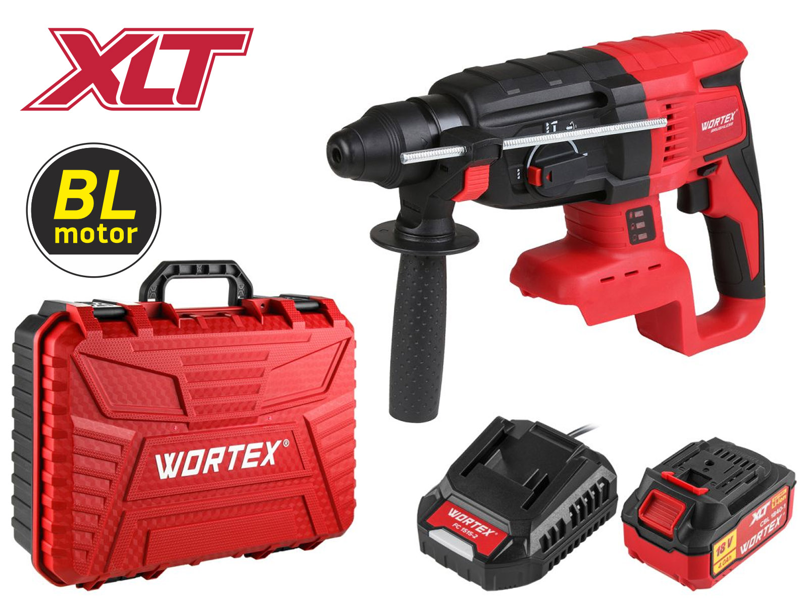 Аккумуляторный перфоратор WORTEX CRH 1824-2 ALL1 0329285