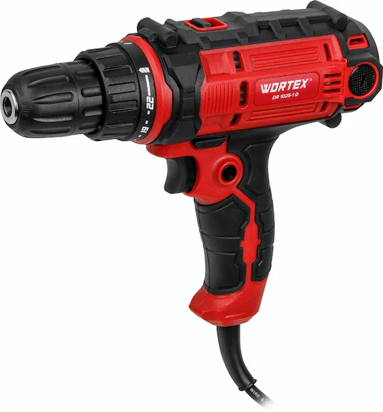 Дрель-шуруповерт WORTEX DR 1025-1 D в кор. 300 Вт, 50 Нм, 2 скор.