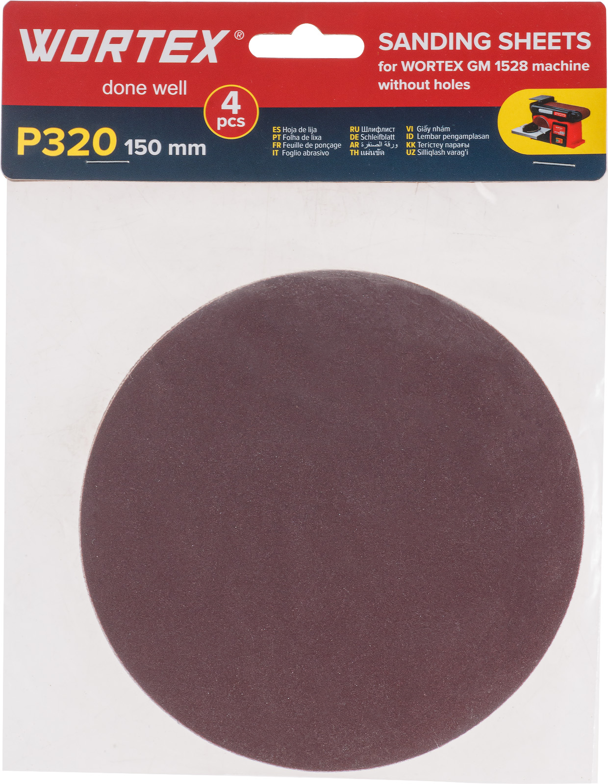 Шлифлист WORTEX GM 1528 1325984