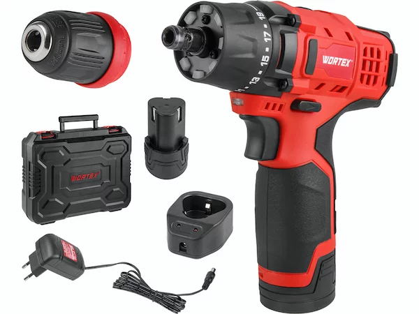 Аккумуляторный дрель-шуруповерт WORTEX BD 1215 LiSET 1326470