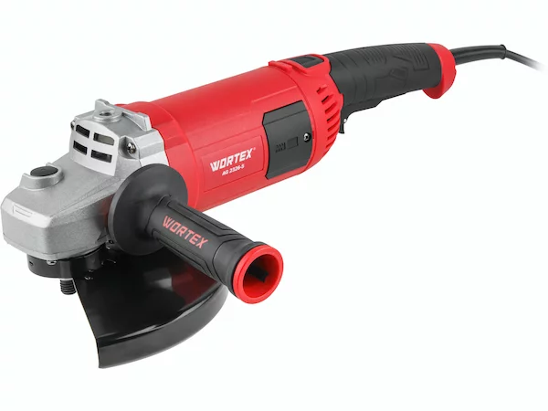 Двуручная углошлифмашина WORTEX AG 2326-5 в кор. 2400 Вт, 230мм, 6500 об/мин, плавн. пуск, поворот.