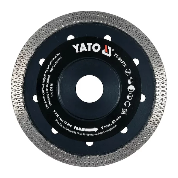 Круг алмазный YATO YT-59972