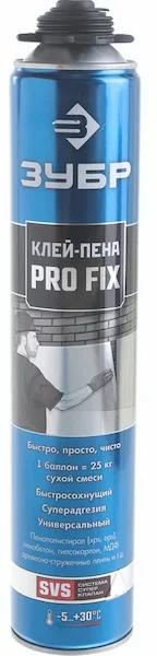 Универсальный клей-пена ЗУБР PRO FIX 41150_G