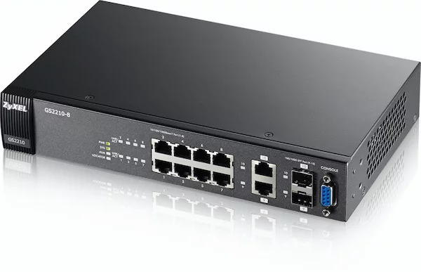 Управляемый коммутатор 8-портовый ZyXEL GS2210-8